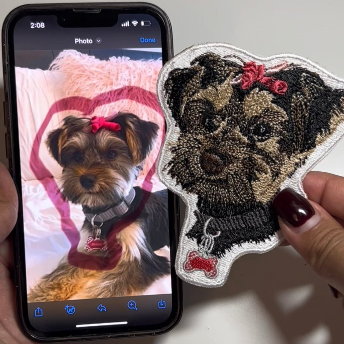 Custom Pet Embroidered Patch