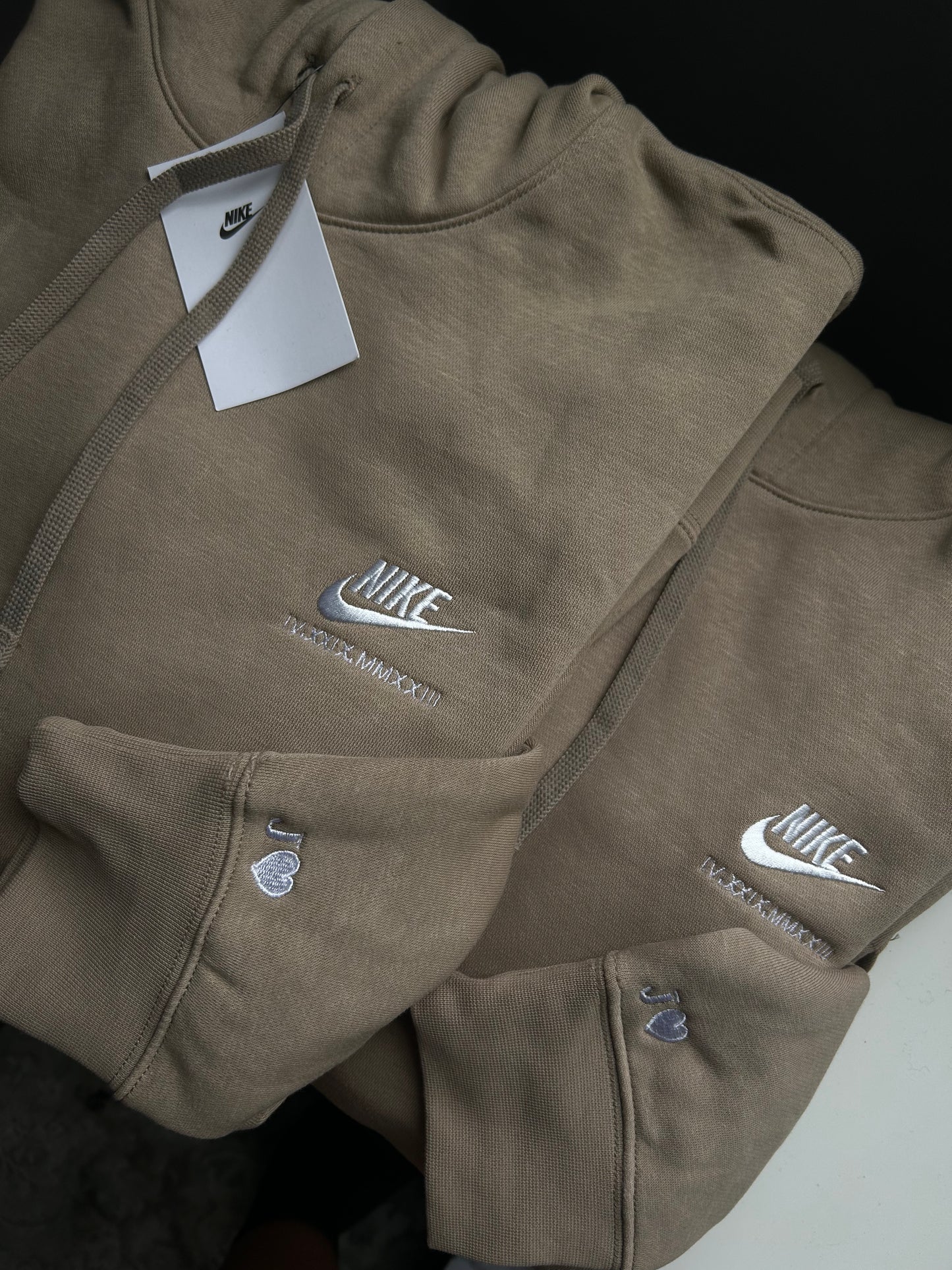 Embroider Your Own Sweaters - Roman Numerals + Sleeve Embroidery Only