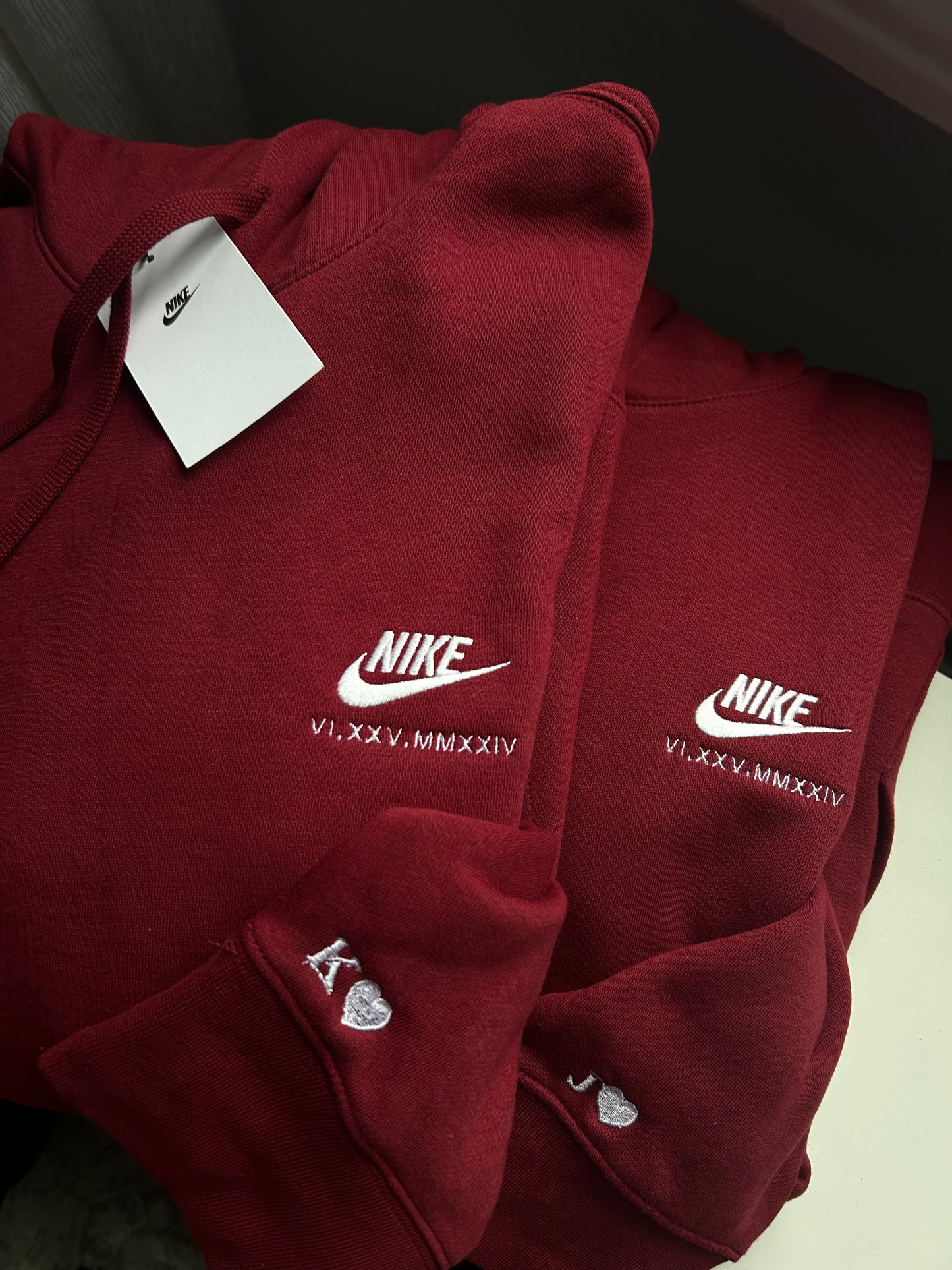 Embroider Your Own Sweaters - Roman Numerals + Sleeve Embroidery Only