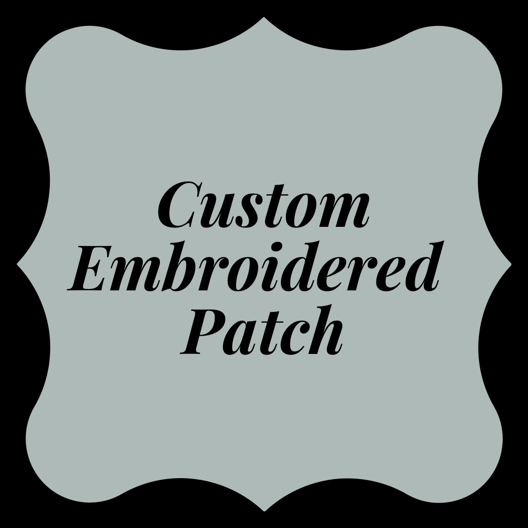 Custom Pet Embroidered Patch