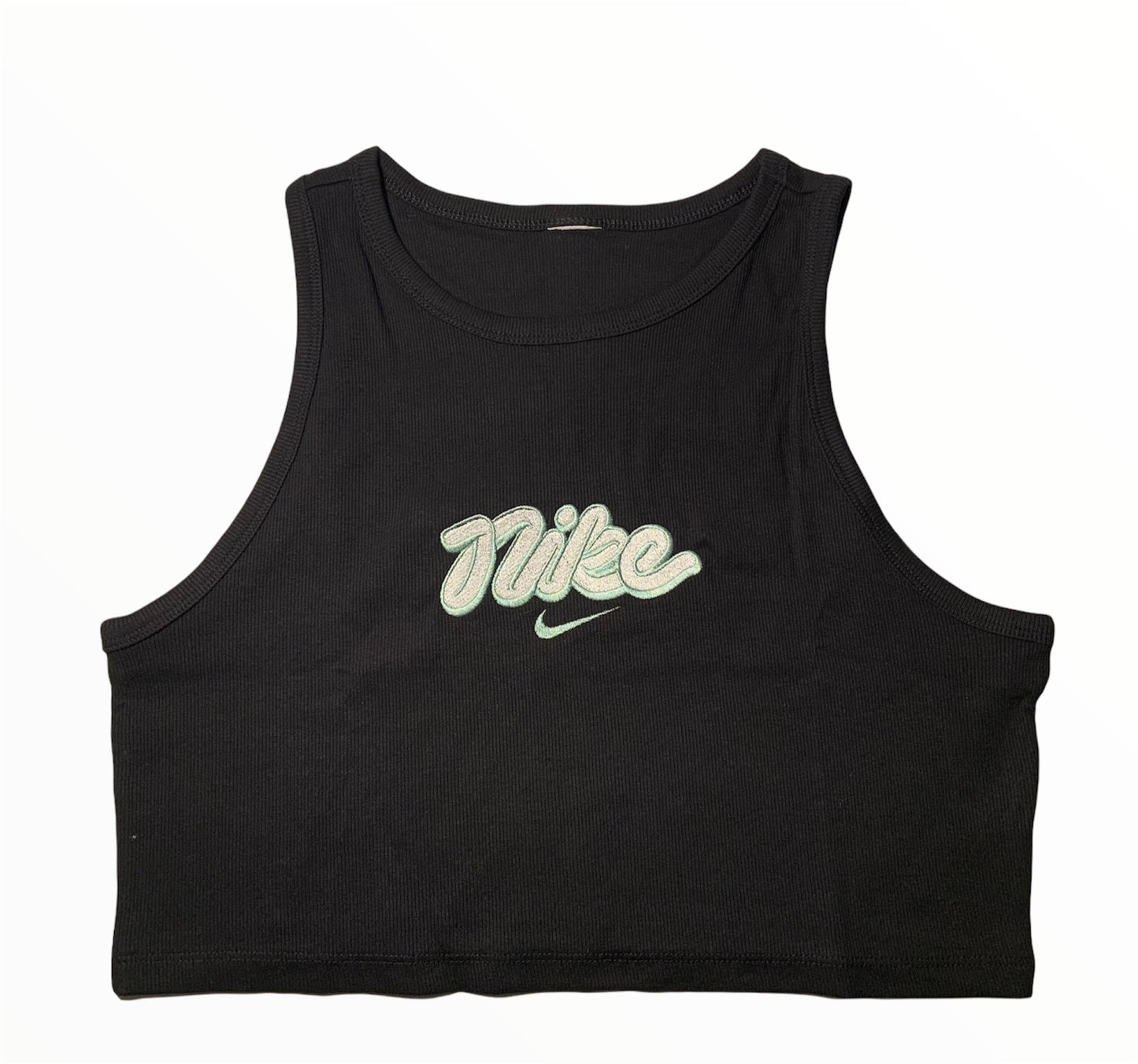 sage green vintage style logo - XL