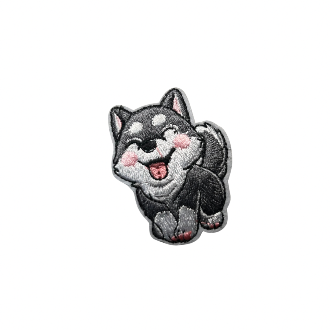 Husky Iron-On Patch