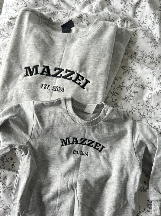 Family Name Personalized Sweater