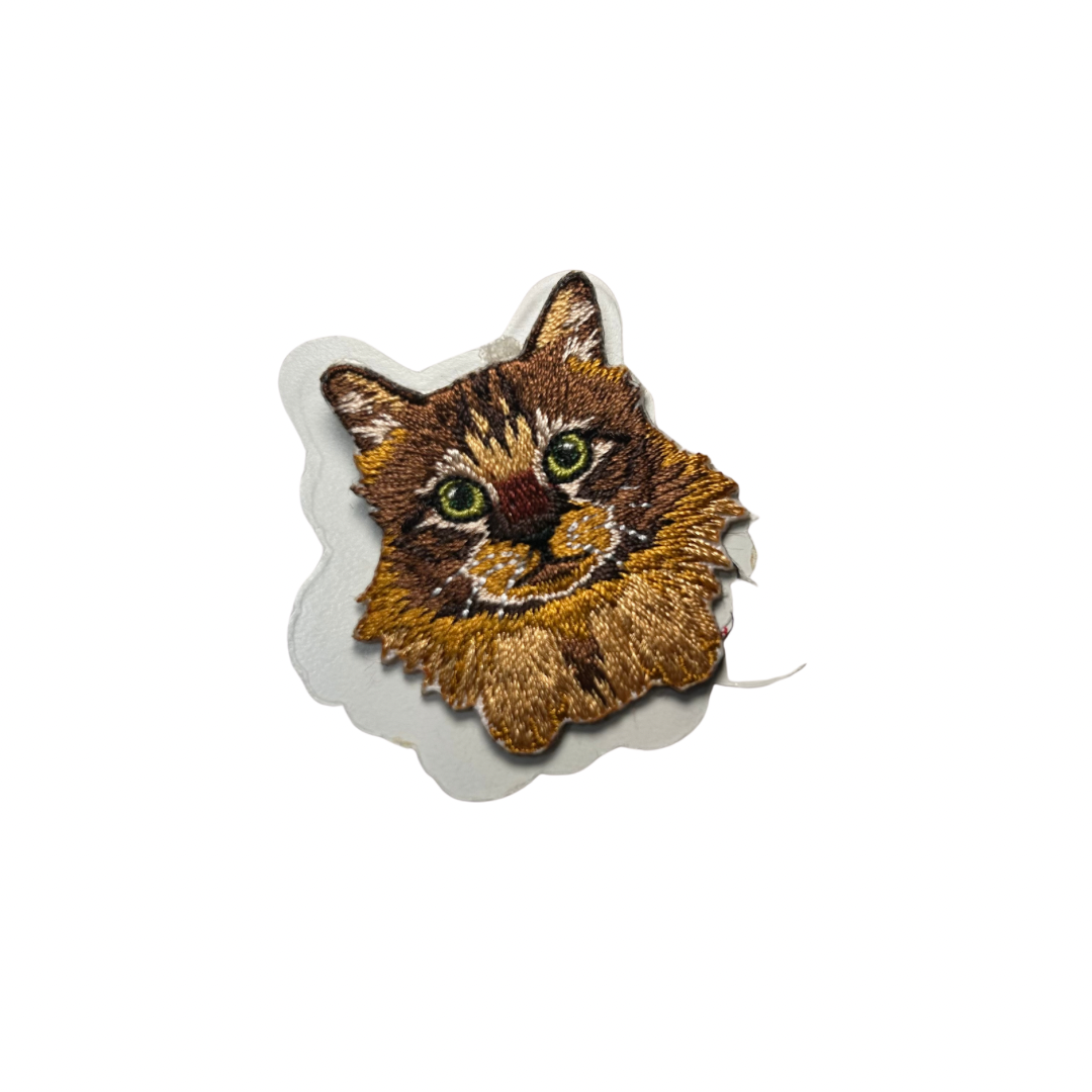 Maine Coon Cat Iron-On Patch