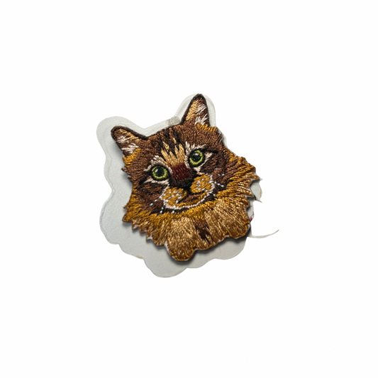 Maine Coon Cat Iron-On Patch