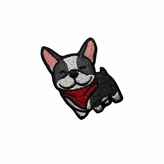 Boston Terrier Iron-On Patch