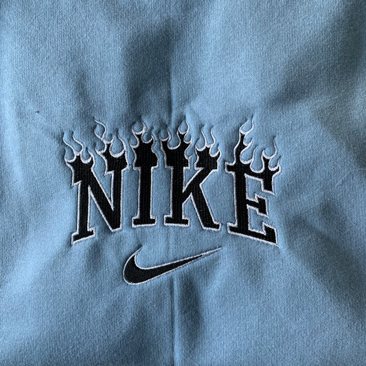 Flame Logo - Light Blue