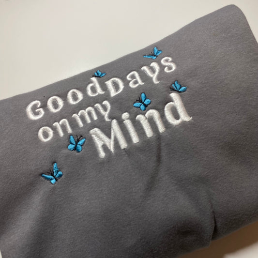 Good days crewneck, Dark grey, Small