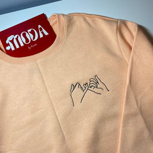 Promises - Peach Crewneck - Large